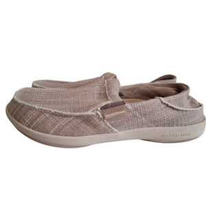 Geckoman Walk Hero Cream Canvas loafers Mens size 9